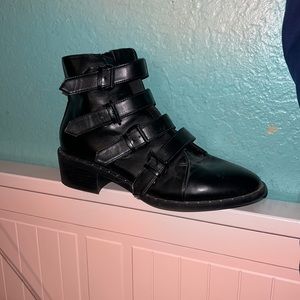 Cos play booties,Straps, never worn